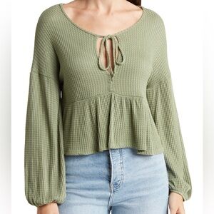 Lush Sage Green Blouse, Medium, NWOT